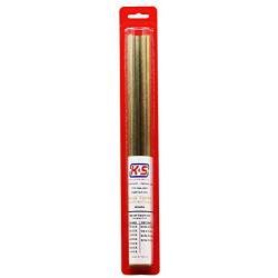 K & S Precision Metals 3406 Brass Tube, Square - 1/16, 5/32, 1/8, 5/32, 3/16, 7/32, 1/4 Rectangle - 3/32 x 3/16, 1/8 x 1/4, 5/32 x 5/16, 3/16 x 3/8, 11 Pieces per Pack, Made in The USA