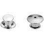 SUBANG 40 Pieces Metal Pin Backs Locking Pin Keepers Locking Clasp with Storage Case