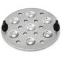 Elite Cuisine EGC-508 Egg Poacher, Omelet & Soft, Medium, Hard-Boiled Egg Cooker with Auto-Off, Buzzer and Stainless Steel Tray, 7 Egg Capacity, Black