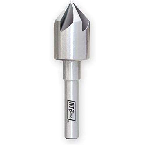 IVY Classic 09052 3/4-Inch M2 High Speed Steel Countersink, 5 Flute, 82-Degree Point, 1/Card