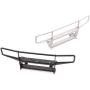 Binchil Metal Front Bumper for -4 TRX4 Bronco 1/10 Rc Crawler Model Car,Silver