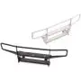 Binchil Metal Front Bumper for -4 TRX4 Bronco 1/10 Rc Crawler Model Car,Silver