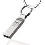 10 X 32GB Metal USB 2.0 Flash Drives Waterproof Bulk Thumb Drive Jump Drive Pen Drive Memory Stick with Keyring,Silvery(32G,10pack)