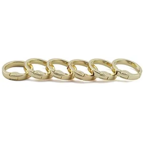 JCBIZ 6pcs 28mm Round Spring Snap Hooks Clip DIY Accessories for Handbag Purse Shoulder Strap Key Chains Buckle Alloy Circle Round Carabiner Metal Spring Key Ring Gold JCBIZ 6pcs 28mm Round Spring Snap Hooks Clip DIY Accessories for Handbag Purse Shoulder Strap Key Chains Buckle Alloy Circle Round Carabiner Metal Spring Key Ring Gold