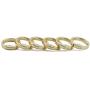 JCBIZ 6pcs 28mm Round Spring Snap Hooks Clip DIY Accessories for Handbag Purse Shoulder Strap Key Chains Buckle Alloy Circle Round Carabiner Metal Spring Key Ring Gold