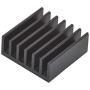 30pcs Aluminum Heatsink 14x14x6mm / 0.55x0.55x0.24 inches with Thermal Conductive Adhesive Tape for Raspberry pi Electronic Chip MOS IC Diode Triode Cooling Heat Dissipation