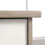 Sauder Anda Norr Executive Desk, L: 56.3'' x W: 22.13'' x H: 29.53'', Sky Oak