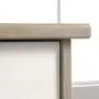 Sauder Anda Norr Executive Desk, L: 56.3'' x W: 22.13'' x H: 29.53'', Sky Oak Sauder Anda Norr Executive Desk, L: 56.3'' x W: 22.13'' x H: 29.53'', Sky Oak