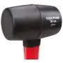 TEKTON 30603 Fiberglass Handle Rubber Mallet, 16-Ounce - Black