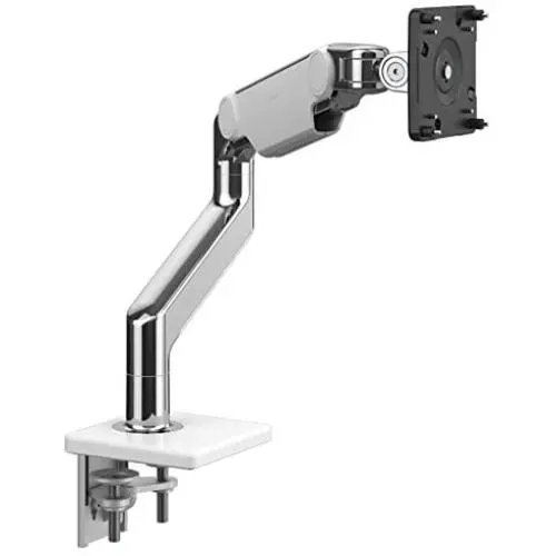 Humanscale M8.1 Adjustable Monitor Arm with Two Piece Clamp Mount and Base - Polished Aluminum M81CMWBTB Humanscale M8.1 Adjustable Monitor Arm with Two Piece Clamp Mount and Base - Polished Aluminum M81CMWBTB
