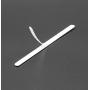 Metal Nose Strip for Masks, 100 PCS Self Stick Adhesive Aluminum Nose Bridge Strips Bendable Flexible Flat Nose Bridge Wire Clip for DIY Handmade Cotton Fabric Cloth Face Mask Making