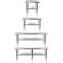 Stainless Steel Work Table | Choose From 43 Sizes | NSF Metal Table For Commercial and Residential Applicaitons. Stainless Steel Work Table | Choose From 43 Sizes | NSF Metal Table For Commercial and Residential Applicaitons.