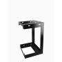 Raising Electronics 15U Wall Mount Open Frame 19 Inch Server Equipment Rack Threaded 15 Inch Depth Black (15U)