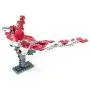 METOMICS 3-in-1 Metal Designer Building Blocks Series 001 | 290 Pieces | Assemble T-Rex, Mecha and Sparrow with Instructions (Ruby Red)