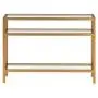 Henn&Hart Console Table, 42'', Gold Henn&Hart Console Table, 42'', Gold