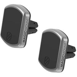 SCOSCHE MPV2PK-UB MagicMount Pro Magnetic Vent Mount Holder for Vehicles, Black (Pack of 2)