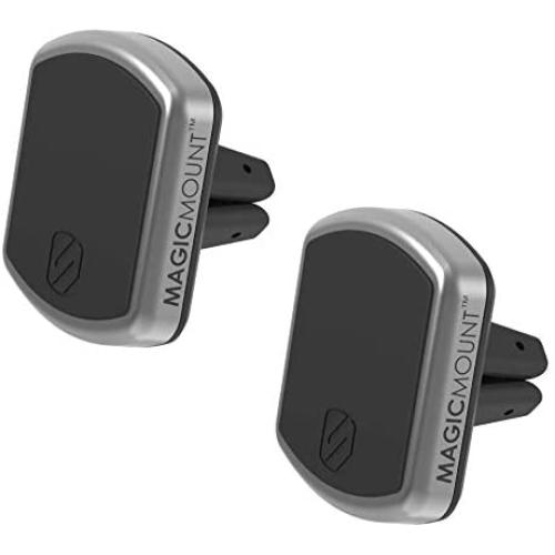 SCOSCHE MPV2PK-UB MagicMount Pro Magnetic Vent Mount Holder for Vehicles, Black (Pack of 2)