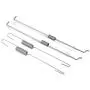 Duokon Throttle Spring, 2 Sets Metal Throttle Return Spring Speed Control Governor Link Rod for GX140 GX160 GX200 Duokon Throttle Spring, 2 Sets Metal Throttle Return Spring Speed Control Governor Link Rod for GX140 GX160 GX200