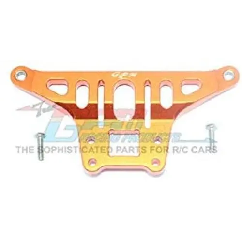 GPM for Traxxas Unlimited Desert Racer 4X4 (#85076-4) Upgrade Parts Aluminum Thickened Front Upper Arm Stabilizer - 1Pc Set Orange