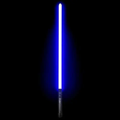 Dueling LED Lightsabers - Force FX Lightsaber with 6 Sound Fonts Rechargeable Metal Aluminum Saber Hilt Light Sabers for Adults(Black)