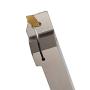 OSCARBIDE 3/4x3/4'' Indexable Lathe Grooving Parting Holder Heavy Duty QA12R-30 Right -Hand Nickel PlatedCut Off Tool with Carbide Insert, 1pcs