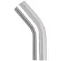 OD 2.5''(63mm), Leg Length 4'' (100mm), 45 Degree Bend Elbow 2.5 Inch 6061 Aluminum Pipe Tube Intercooler Pipe High Class Brushed Treatment Tight Radius Air Intake Tube