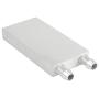BXQINLENX Aluminum Water Cooling Block for CPU Graphics Radiator Heatsink 40x 80mm White