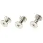 Bitray Round Flat Head Chicago Screws Buttons for Leather Crafting, Cross Head Phillips Drive Binding Screws Post Fastener, Metal Nail Rivet Studs, 60 Sets, Diameter 1/4 Inch/0.4Inch/0.47Inch Bitray Round Flat Head Chicago Screws Buttons for Leather Crafting, Cross Head Phillips Drive Binding Screws Post Fastener, Metal Nail Rivet Studs, 60 Sets, Diameter 1/4 Inch/0.4Inch/0.47Inch
