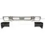 Bumper Metal White with Side Bumper Plastic End Black - Driver and Passenger Side (Fit: 2012-2019 Mitsubishi Fuso Canter FE85D FE140 FE145 FE160 FE180 FG4X4) Bumper Metal White with Side Bumper Plastic End Black - Driver and Passenger Side (Fit: 2012-2019 Mitsubishi Fuso Canter FE85D FE140 FE145 FE160 FE180 FG4X4)