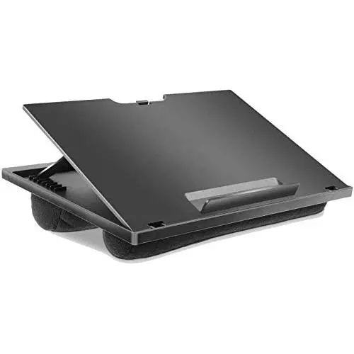 Adjustable Lap Desk - with 8 Adjustable Angles & Dual Cushions Laptop Stand for Car Laptop Desk, Work Table, Lap Writing Board & Drawing Desk on Sofa or Bed by HUANUO Adjustable Lap Desk - with 8 Adjustable Angles & Dual Cushions Laptop Stand for Car Laptop Desk, Work Table, Lap Writing Board & Drawing Desk on Sofa or Bed by HUANUO