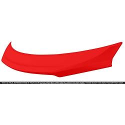 Dawn Enterprises STINGER18-FM Custom Style Flush Mount Spoiler Compatible with Kia Stinger - High Chroma Red (H4R)