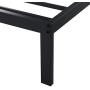 Olee Sleep 16 Inch Dura Metal Steel Slate Bed Frame, Twin XL, Black