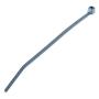 Panduit PLT2I-C86 Pan-Ty Cable Tie, Metal Detectable Nylon 6.6, Intermediate Cross Section, Curved Tip, 40lbs Min Tensile Strength, 2'' Max Bundle Diameter, .047'' Thickness, .135'' Width, 8'' Length (Pack of 100)