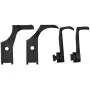 HEEPDD 4Pcs Metal Zipper Press Foot, 240133/240153 240135/240158 Metal Zipper Foot for Industrial Sewing Machine Cantor 111 CONSEW 206RB Brother B837