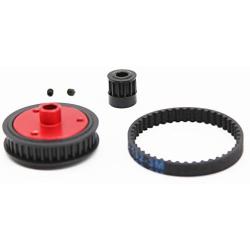 3.2mm Belt Drive Transmission Gears System for 1/10 RC Car Crawler Axial SCX10 & SCX10 II 90046 Upgrade DIY Parts