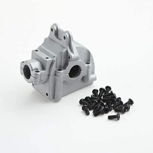 Greaked Metal Front Rear Wave Box Shell 144001-1254 Gear Box for Wltoys 144001 1/14 4WD High Speed Racing RC Car Vehicle Models Upgrade Parts