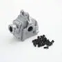 Greaked Metal Front Rear Wave Box Shell 144001-1254 Gear Box for Wltoys 144001 1/14 4WD High Speed Racing RC Car Vehicle Models Upgrade Parts