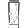 Deco 79 63344 3-Piece Metal Outdoor Plant Stand Set, Square