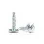 IMScrews 50pcs #8 x 3/4'' Self Drilling Truss Head Screws Standard Thread Wood Work MDF Zinc IMScrews 50pcs #8 x 3/4'' Self Drilling Truss Head Screws Standard Thread Wood Work MDF Zinc