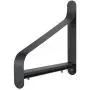 Rustic State Metal Shelf Brackets with Modern Heavy Duty Design Fits Wood Shelves Perfect for Bookcase TV Storage Rack Garage Wall Mounting Pack of 2 (11.5 Inches)