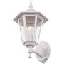 YaoKuem Outdoor Wall Lantern, Wall Sconce as Porch Lighting Fixture, E26 Base 60W Max, Metal Housing Plus Glass, Wet Location Rated, Bulbs not Included (White) YaoKuem Outdoor Wall Lantern, Wall Sconce as Porch Lighting Fixture, E26 Base 60W Max, Metal Housing Plus Glass, Wet Location Rated, Bulbs not Included (White)