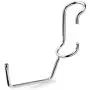 Pole Hooks 5-Pack | Utility Hanger Chrome | Best Solution for Garage Shelving Storage Organization | Use with Metal or Wire Shelves and Racks | Heavy Duty, Easy Installation