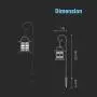 GOODSMANN Landscape Lighting Low Voltage Path Light 1.1 Watt LED Floodlight with Connector and Metal Stake for Outdoor Lighting Driveway, Yard, Lawn, Garden (4 Pack) 9920-4110-04
