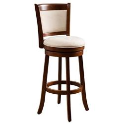 Christopher Knight Home 296632 Mallik Fabric Swivel Armless Barstool, Beige