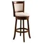 Christopher Knight Home 296632 Mallik Fabric Swivel Armless Barstool, Beige