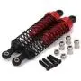 RCAWD Shock Absorber Damper 283004 80mm Oil Adjustable Alloy Aluminum for Rc Car 1/16 Buggy Truck Upgraded Hop-Up Parts HPI HSP Traxxas Losi Axial Tamiya Redcat 2Pcs(Shipped Locally)(Red)
