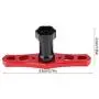 Zouminy Metal Accessory 17mm Wheel Nut Sleeve Wrench Tool for RC Car Remote Control Model