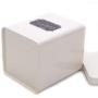 Home By Jackie X321 Cream White Set of 5 Metal Food Tin Canister/Bread Bin/Container/Box/Set (Cream)