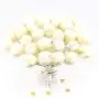 50 Pieces Wool Daubers Ball Brush Leather Dye Tool with Metal Handle Applicator for DIY Crafts Projects