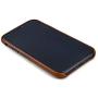 Dockem iPhone XR Virtuosa M1 Wallet Case: Built-in Metal Plate for Magnetic Mounting with Top Grain Genuine Leather: M-Series [Brown]